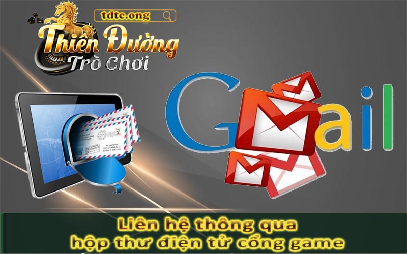 Liên hệ thông qua hộp thư điện tử cổng game