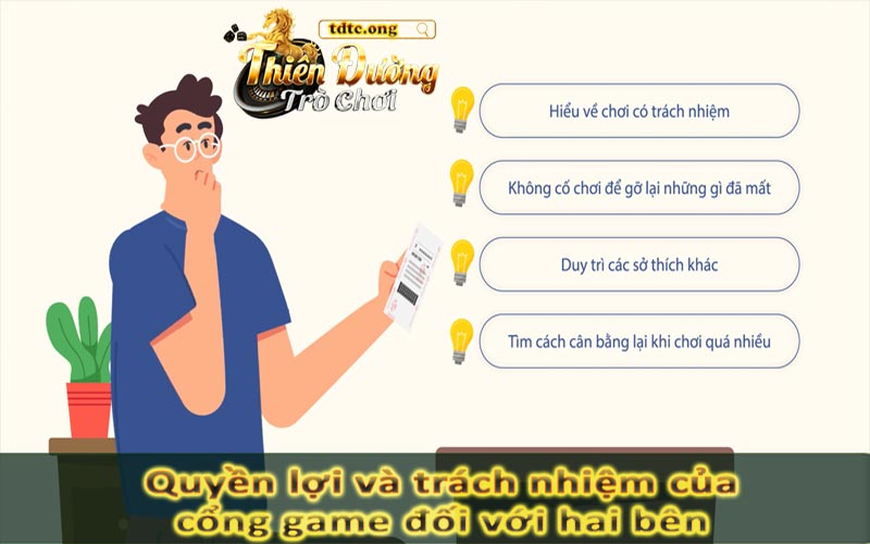 Quyền lợi và trách nhiệm của cổng game đối với hai bên