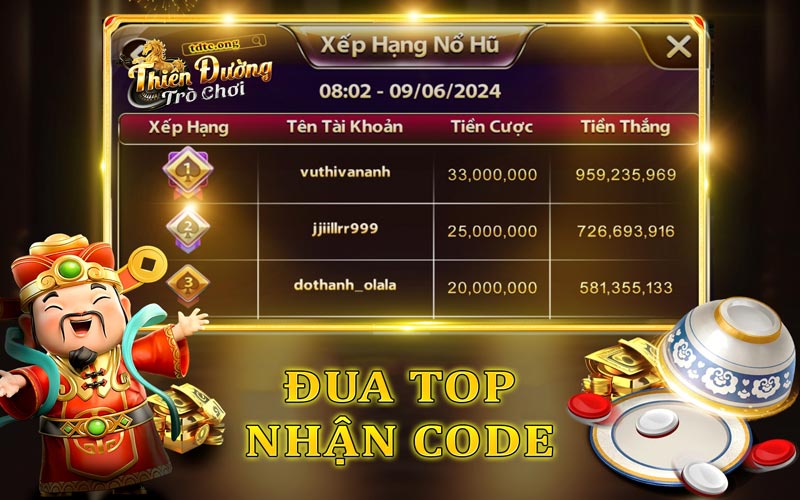 Đua top trò chơi để nhận code Sunwin miễn phí